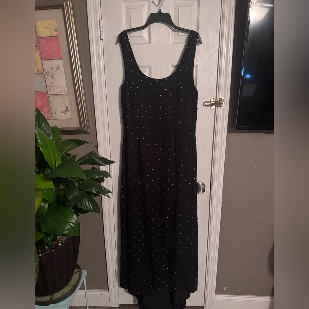 NWT Gorgeous Vintage RIVA DESIGNS $249 Black Formal Prom Evening Gown Size 20